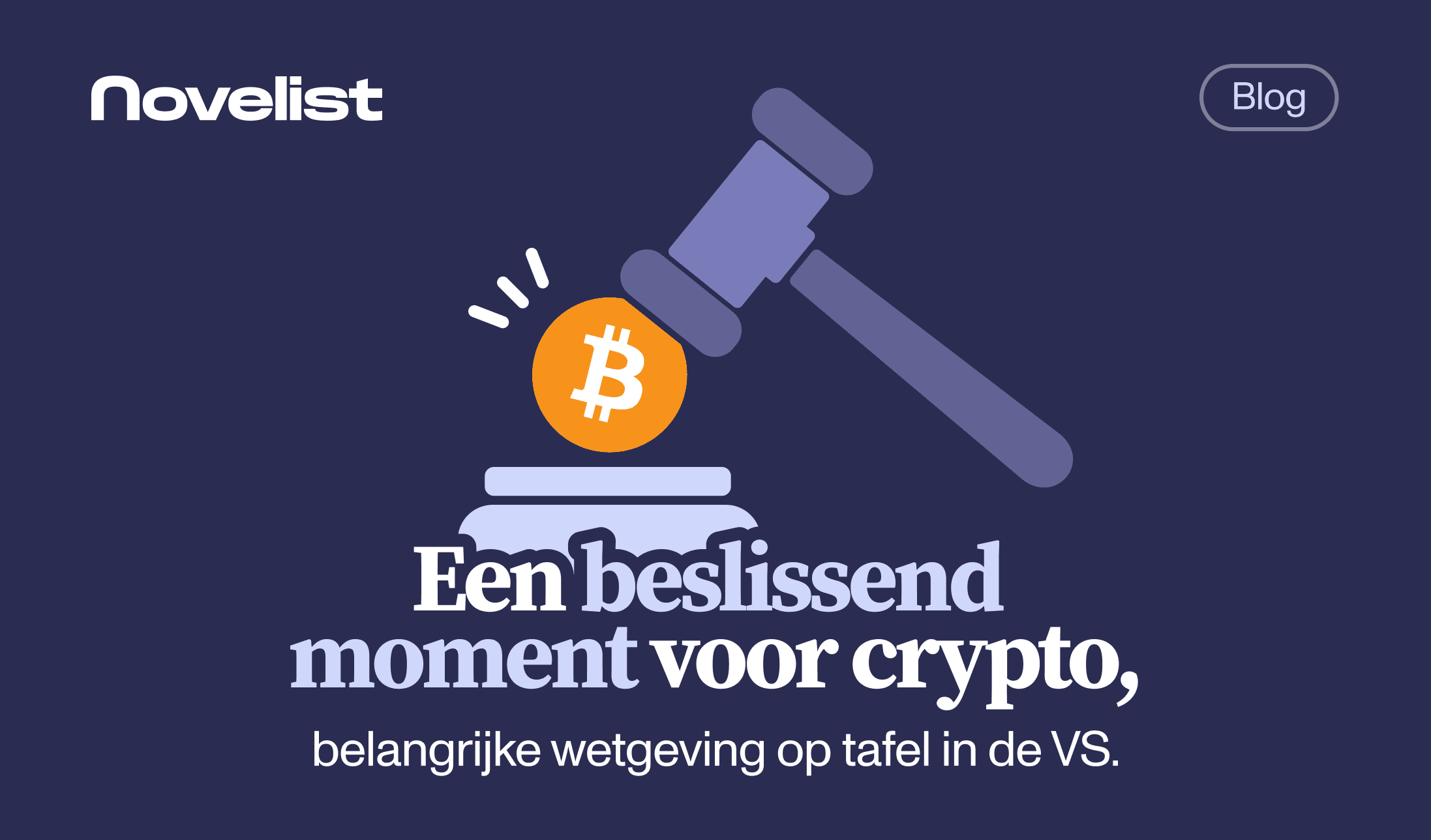 Een beslissend moment voor crypto, belangrijke wetgeving op tafel in de VS.