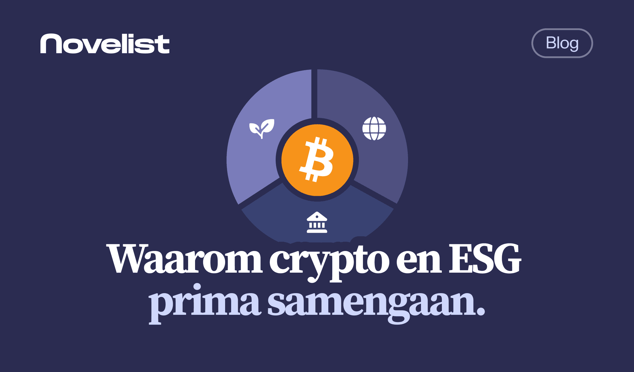 Waarom crypto en ESG prima samengaan.