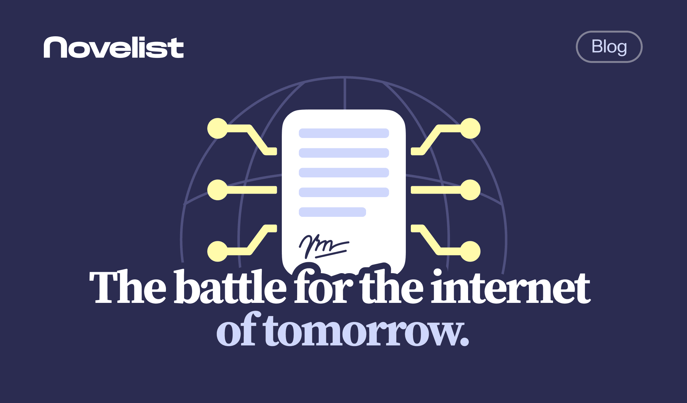 The battle for the internet of tomorrow.